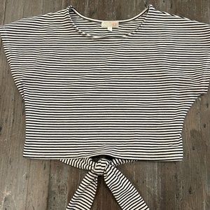 Gianni Bini Crop Tie Top
